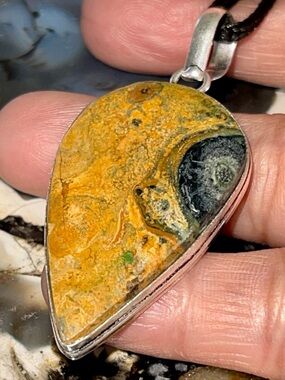 Bumblebee Jasper Pendant 2 1/2”